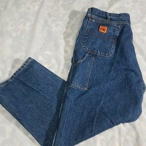 O6e Wrangler FR Riggs jeans mens 42x30